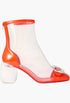 Minny Bubble 70 Buckled PVC Ankle Boots - GLAM MODA